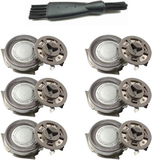 SH50 Replaceable AquaTouch Shaver Blade Set for Philips Norelco S5000 Series (6-pc Pack)
