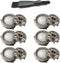 SH50 Replaceable AquaTouch Shaver Blade Set for Philips Norelco S5000 Series (6-pc Pack)