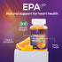 Omega 3 Gummies for Adults, Omega-3 Fish Oil for Heart Support, 60 Gummies