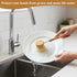 Xosjska 10 Pcs Bamboo Dish Brush Replacement Heads Wooden Washing Up-Brush Heads Bamboo Dish Scrubber Brush Kitchen