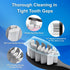 Sonic Electric Toothbrush for Adults and Kids, 10 Brush Heads, Travel Case, 15 Modes, 42,000 VPM Motor, 90 Days Charge