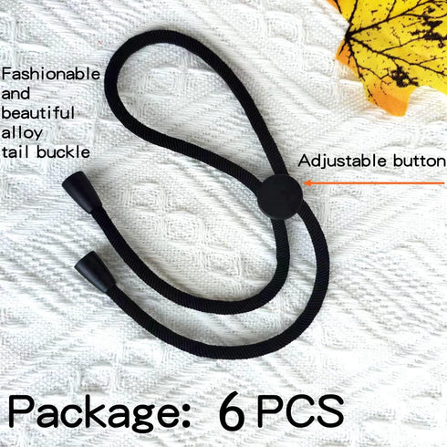NEW 6PCS Adjustable Headband Hair Tie for Thick Kinky & Curly Hair, Perfect for Afro Puff, Ponytail, and Updos