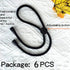NEW 6PCS Adjustable Headband Hair Tie for Thick Kinky & Curly Hair, Perfect for Afro Puff, Ponytail, and Updos