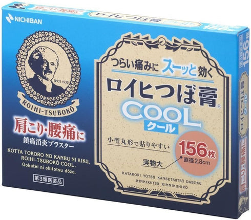 The ROIHI-TSUBOKO Cool-Type Plaster for Cool Relief