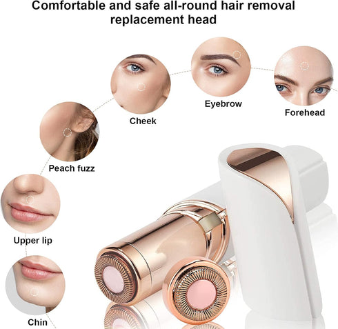 LINMEI Replacement Heads for Finishing Touch Flawless GEN 1 Hair Remover (18K Gold, 1pcs)