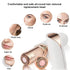 Replacement Heads for Finishing Touch Flawless Facial Hair Removal Tool - 4PCS Shaver Head + Velvet Bag + 2PCS Brush
