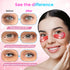 Under Eye Patches (24 Pairs) - Upgrade Eye Gel Pads for Wrinkles, Puffy Eyes, Dark Circles, Eye Bags, Natural Collagen Eye Gels Pads, Under Eye Mask Patches for Refreshing, Revitalizing
