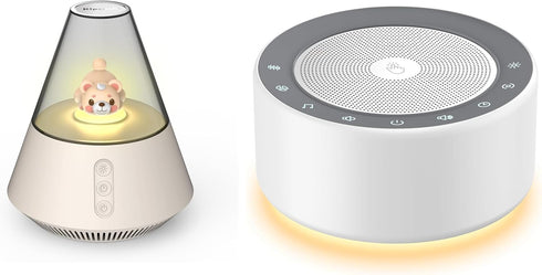White Noise Machine Bundle Baby Sound Machine with Night Light