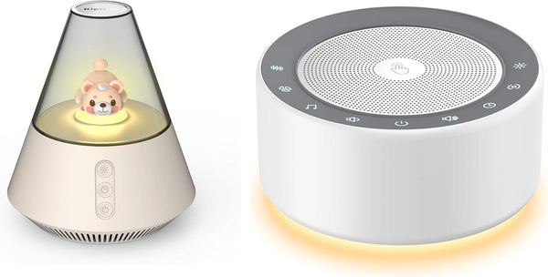 White Noise Machine Bundle Baby Sound Machine with Night Light