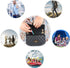 Pill Organizers, Waterproof Single Chamber Stainless Steel Travel Pill Box, Keychain Holder for Purse