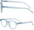 Readerest Round Blue Light Reading Glasses - Computer Glasses with Spring Hinges, UV Protection, Anti Glare