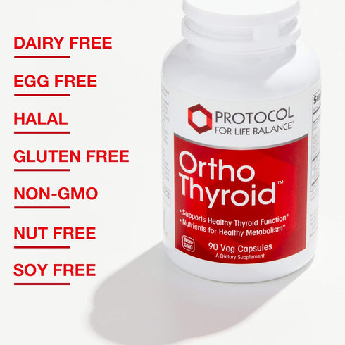 Protocol Ortho Thyroid Energy and Metabolism Supplement, 90 Veg Caps