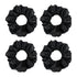 4 Pack Baby Stroller Wheel Cover Black Wheelchair Wheel Tire Protector for Child Kid Baby Stroller Jogger Wheels Covers