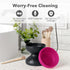 Electric Makeup Brush Cleaner Machine, Alyfini Portable Automatic USB Tool for All Size Beauty Makeup Brushes