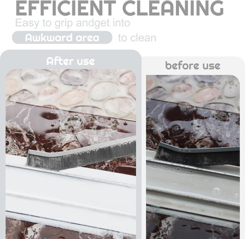 YIGAARUI 15 (3PCS) Crevice Cleaning Brush Bathroom Tile Groove Gap Cleaning Brush Premium Crevice Cleaning Tool