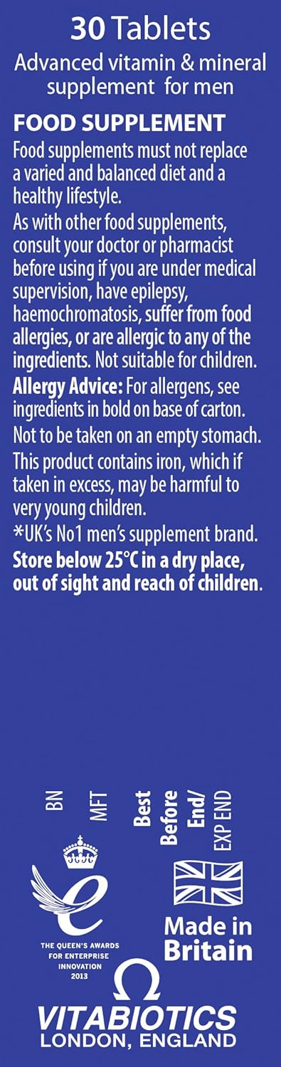 Wellman 30 Vitabiotics Conception Tablets Capsules