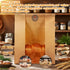 PEOKPIPLE 120 Pack 11.8x3.5x4.7 Inch 1000 Packaging Sourdough Bread Bags with Tin Tie Lock Paper Bread Bags