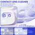 Portable Contact Lens Cleaner, ALLGLAM Automatic Ultrasonic Contact Lens Cleaner Machine with USB Charger, LED Timer