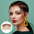 WILLBOND 16 Pieces Women Hair Comb Accessories, French Side Combs, Plastic Twist Decorative Clips (Black, Transparent,