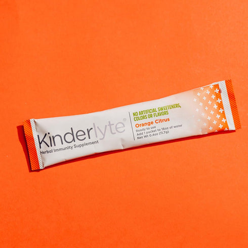 Kinderlyte Immunity: Plant Powered Hydration Supplement, Electrolyte Drink Mix with Elderberry, Turmeric, Vitamin D3