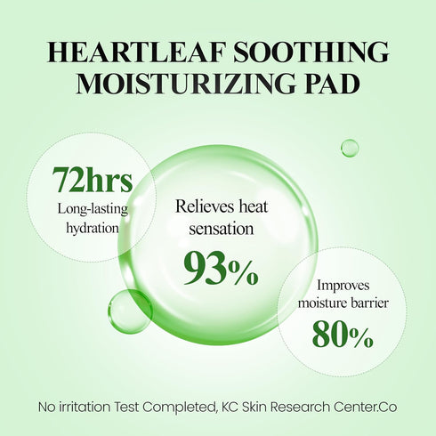 NEOGEN DERMALOGY Real Heartleaf Soothing Daily Pad, Heartleaf Toner Pad, 40 Pads