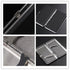tlhaoa 14 120s 120mm) Cigarette Case Stylish Leather Surface Metal Box for Cigarettes Cigarette Box Double Sided Spring