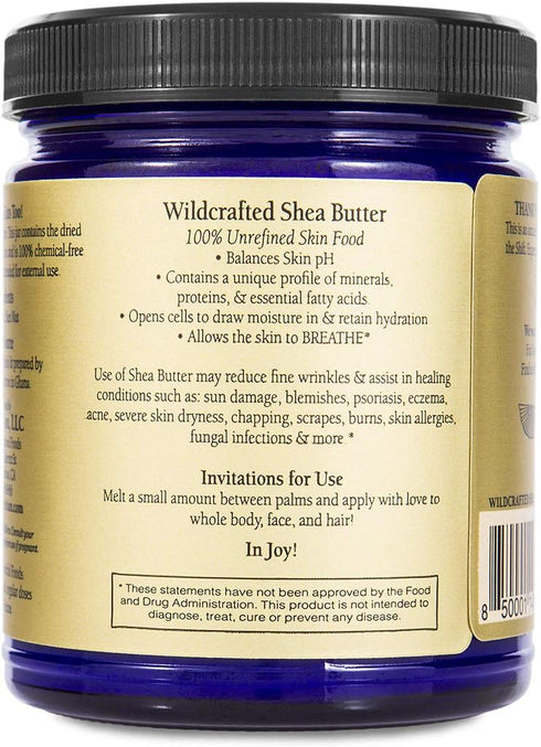 Shea Butter (Wildcrafted) - Skin Food, 222g - Sun Potion