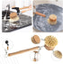 Voittozege 7 Set Piece Wooden Dish Brush Natural, Bamboo Brush Kitchen Dish Cleaning Brush Pot Brush & Bottle Cleaner