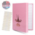 Noverlife 216 Nail Colors Chart Display, Nail Gel Polish Display Book with 216 False Nail Tips
