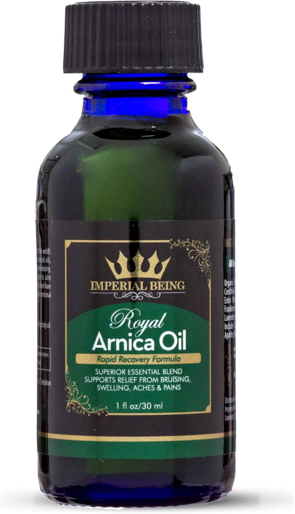 Royal Arnica Oil – Organic Herbal Blend for Muscle Recovery, Bruise Support, Joint Flexibility – 1oz