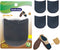 Unikstep 2 Pairs Shoe Heel Pads - Anti Slip Cushion and Protector, Replacement Kit with Nails
