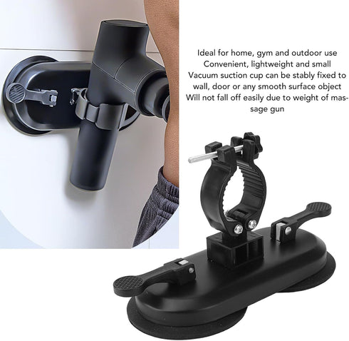 Massage Gun Holder Wall Mount,Wall Suction Cup Massage Gun Holder, Hands Massage Gun Mount for Neck Waist Back Self