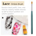 3pcs Ombre Nail Brush Nail Paint Pen for Lace Line Gradient Color Ombre Brush for Gel Nails Manicure Pen Nail Art Brushes Nail Design Brushes Acrylic Nail Polish Tools