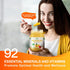 Sea Moss Gel - 18.5OZ Mango Pineapple Flavor Organic Raw Nutritious Sea Moss Gel Rich in 102 Vitamins and Minerals,