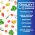 Super B Complex Gummies with Vitamin C & Folic Acid, Extra Strength Vitamin B Gummy Supplement - 60 Gummies