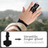 TOPPERFUN Steel Board Finger Splint Brace with Breathable Wrist Wrap Support for Adults, Universal Five-finger