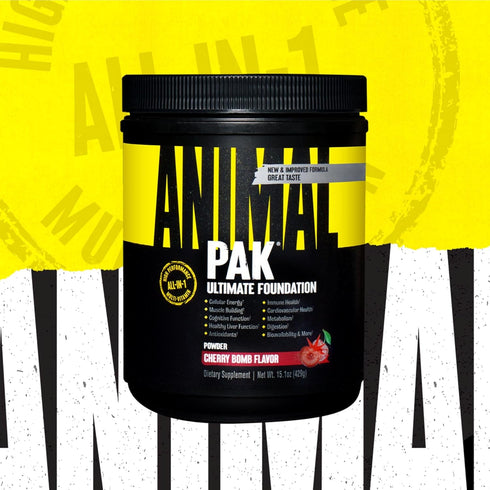 Animal Pak - Vitamin Powder with Zinc, Magnesium, Amino Acids & More - Multivitamin for Men & Women - 60 Scoops