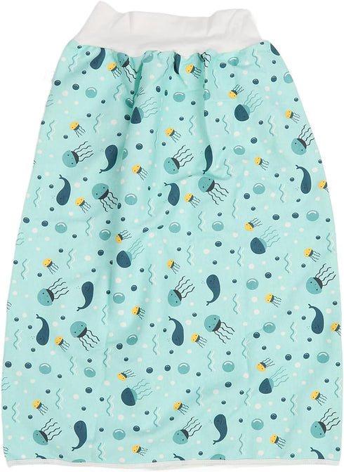 Wearable Incontinence Bed Pads Washable,Adult Diaper Skirt,Wearable Incontinence Mat,Washable Cotton Cloth Reusable