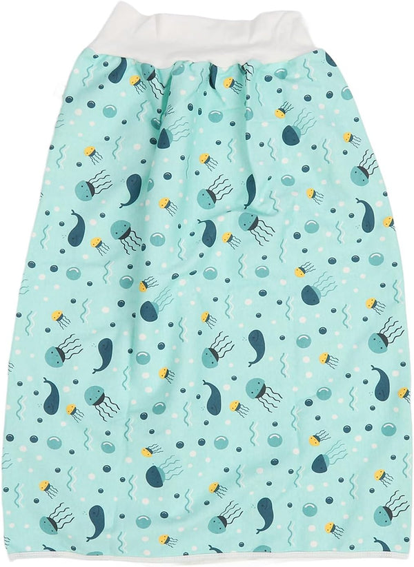 Wearable Incontinence Bed Pads Washable,Adult Diaper Skirt,Wearable Incontinence Mat,Washable Cotton Cloth Reusable