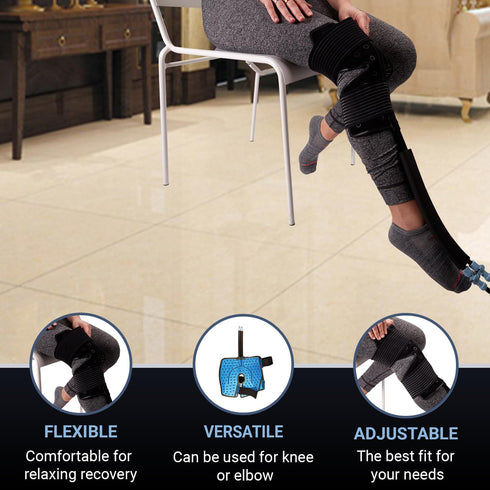 Cold Water Therapy Kneepad for Cryotherapy Units, Pain Relief Pad for Knee Surgery, Injury, ACL Recovery
