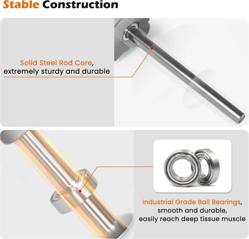 KITWILD Muscle Roller Stick, Massage Roller Stick for Athletes, Body Massage Stick for Muscles Deep Tissue, Muscle