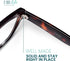 Tortoise Shell Geometric Cat Eye Reading Glasses for Women, Funky Look & Clear Vision, Sturdy Magnifying Glasses for