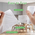 heihaily 2 100 Count 7.5 Gallon Small Trash Bags with-Handles - Bathroom Mini Garbage Bag White Unscented Liter