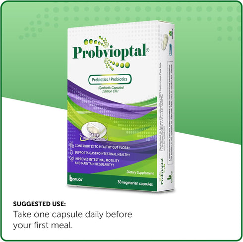 Probvioptal Probiotics & Prebiotics - 30 Capsules - Digestive Health Supplement