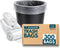 TERFIZ 7-10 Gallon Trash Bags | 300 Bags | Multipurpose for Office Bathrooms