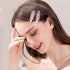 KesaPlan 10PCS No Bend Hair Clips, Acrylic Resin No Crease Hair Clips for Styling, Colorful Creaseless Flat Duckbill Hair Barrette for Makeup Hairstyle Accessories for Women Girls Gifts