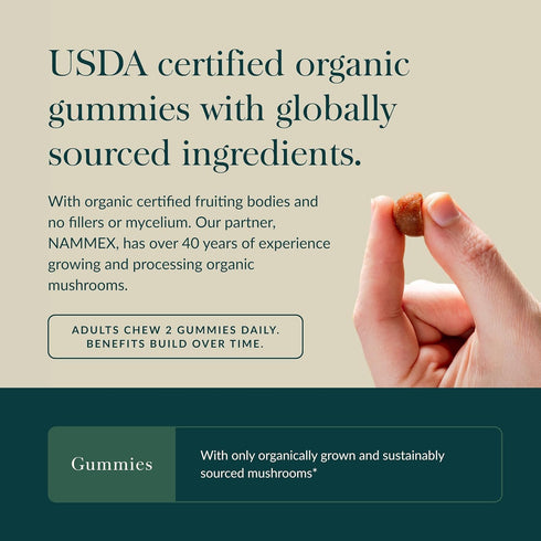 Gummies 60 Gummies (30 Gaia Herbs Lion's Mane Mushroom - Brain Support Supplement* - Made with Organic Lion's Mane