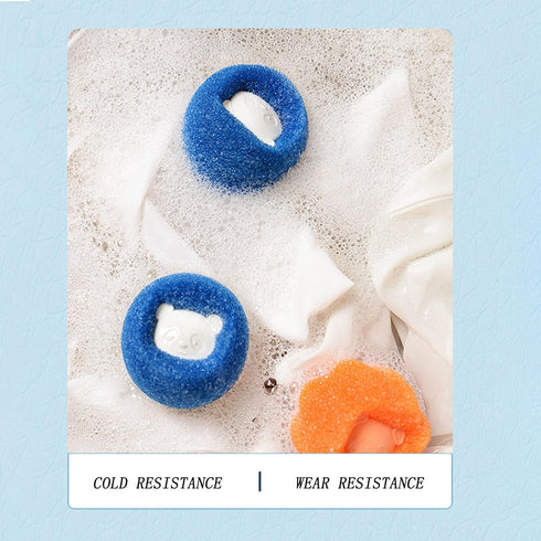 10 Pcs Box-Packed Pet Hair Remover for Laundry - Washing Machine Hair Catcher, Dryer Balls for Clothing Dog Cat Pet Fur