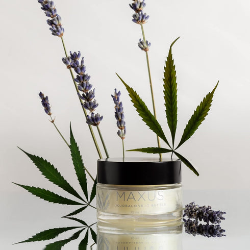 Maxus Nails Jojoba Butter, Cuticle & Dry Skin with Natural Hemp Seed, Lavender Oils & Vitamin E, 1 oz