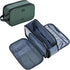 ZEEMO Toiletry Bag for Men, Extra Large Water-resistant Dopp Kit, Shaving Bag for Long Travel, Green